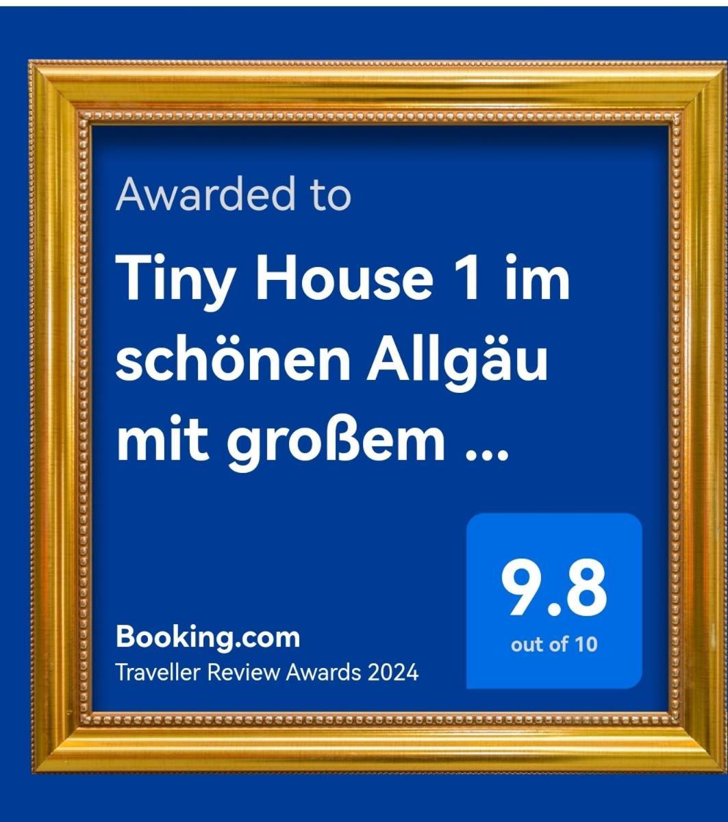 Tiny House 1 Im Schoenen Allgaeu Mit Grossem Garten, Naturnah Bad Wurzach Ngoại thất bức ảnh